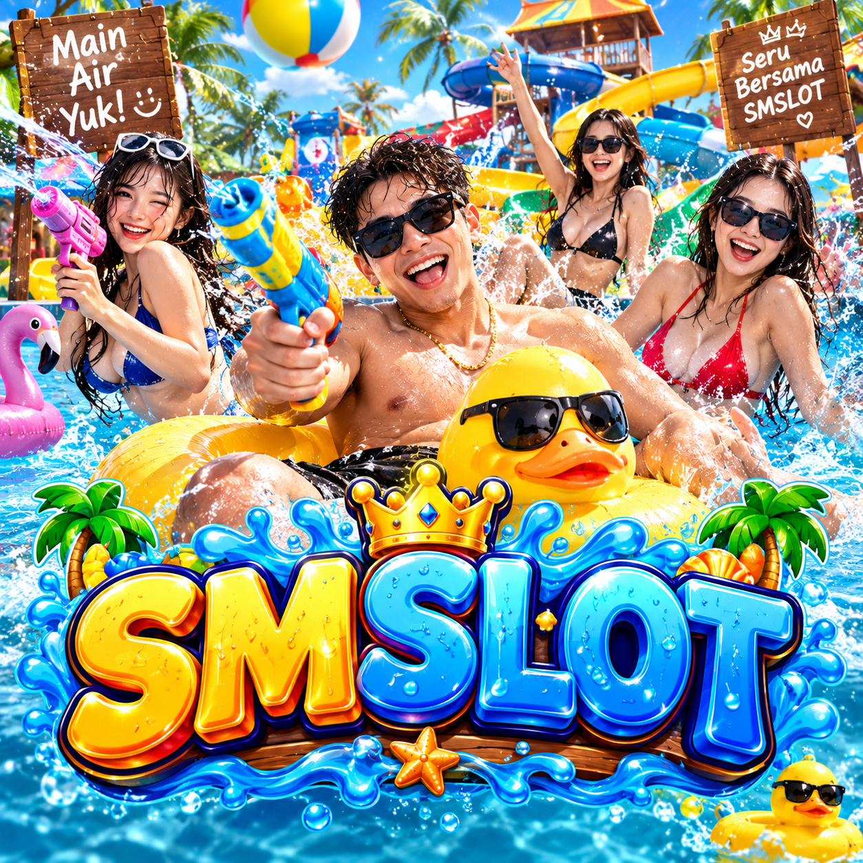 Banner SMSLOT Cyber Blue